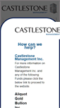 Mobile Screenshot of castlestonemanagement.com