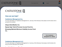 Tablet Screenshot of castlestonemanagement.com